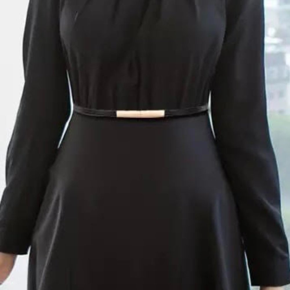 [New] Adjustable Strap Length Fashion Women's Versatile PU Leather Skinny Belt - Picture 3 of 12